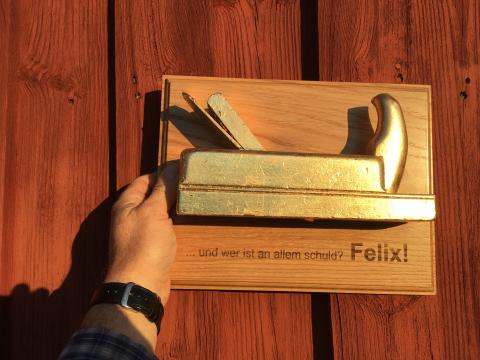 Goldener Hobel